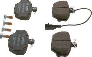 BOSCH 0 986 491 050 - Brake Pad Set, disc brake autospares.lv