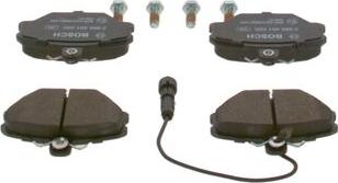 BOSCH 0 986 491 050 - Brake Pad Set, disc brake autospares.lv