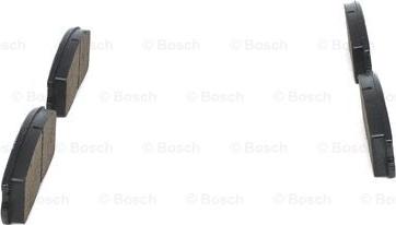 BOSCH 0 986 491 260 - Brake Pad Set, disc brake autospares.lv