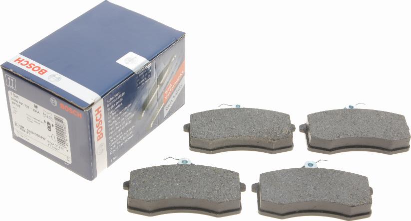 BOSCH 0 986 491 700 - Brake Pad Set, disc brake autospares.lv