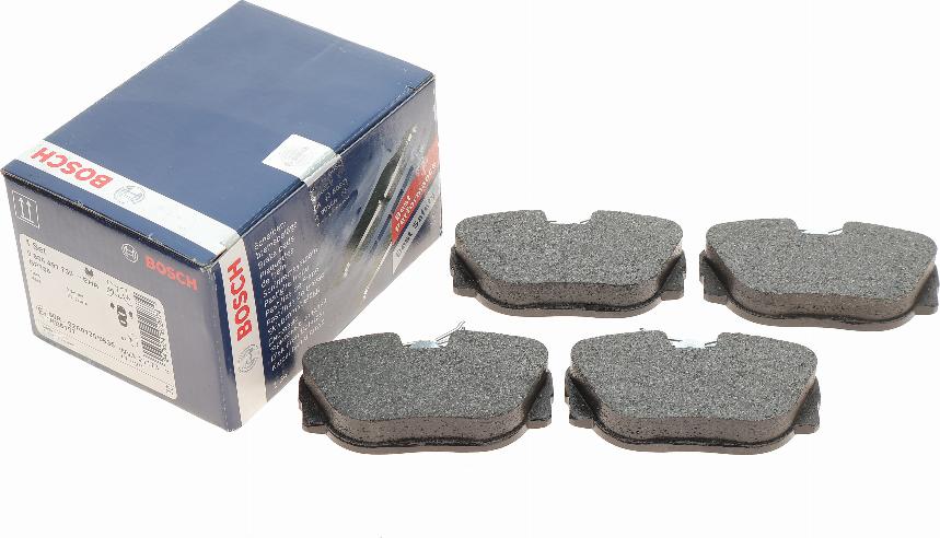 BOSCH 0 986 491 730 - Brake Pad Set, disc brake autospares.lv