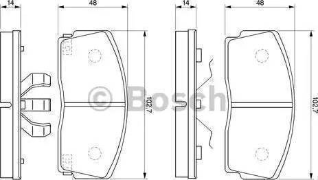 Valeo 598689 - Brake Pad Set, disc brake autospares.lv