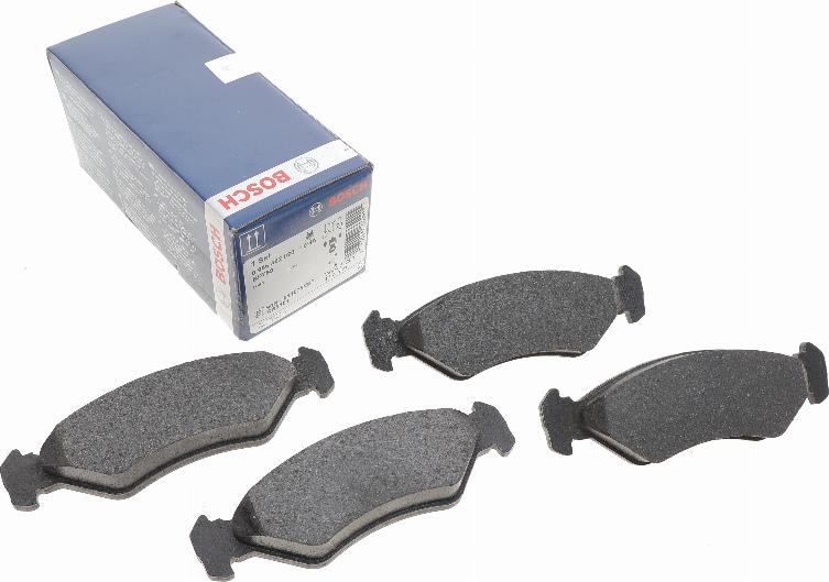 BOSCH 0 986 492 020 - Brake Pad Set, disc brake autospares.lv