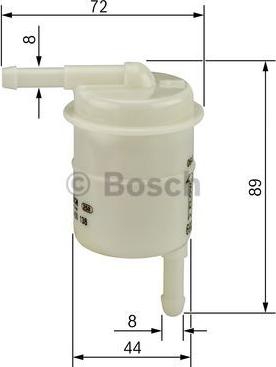 BOSCH 0 986 450 009 - Fuel filter autospares.lv