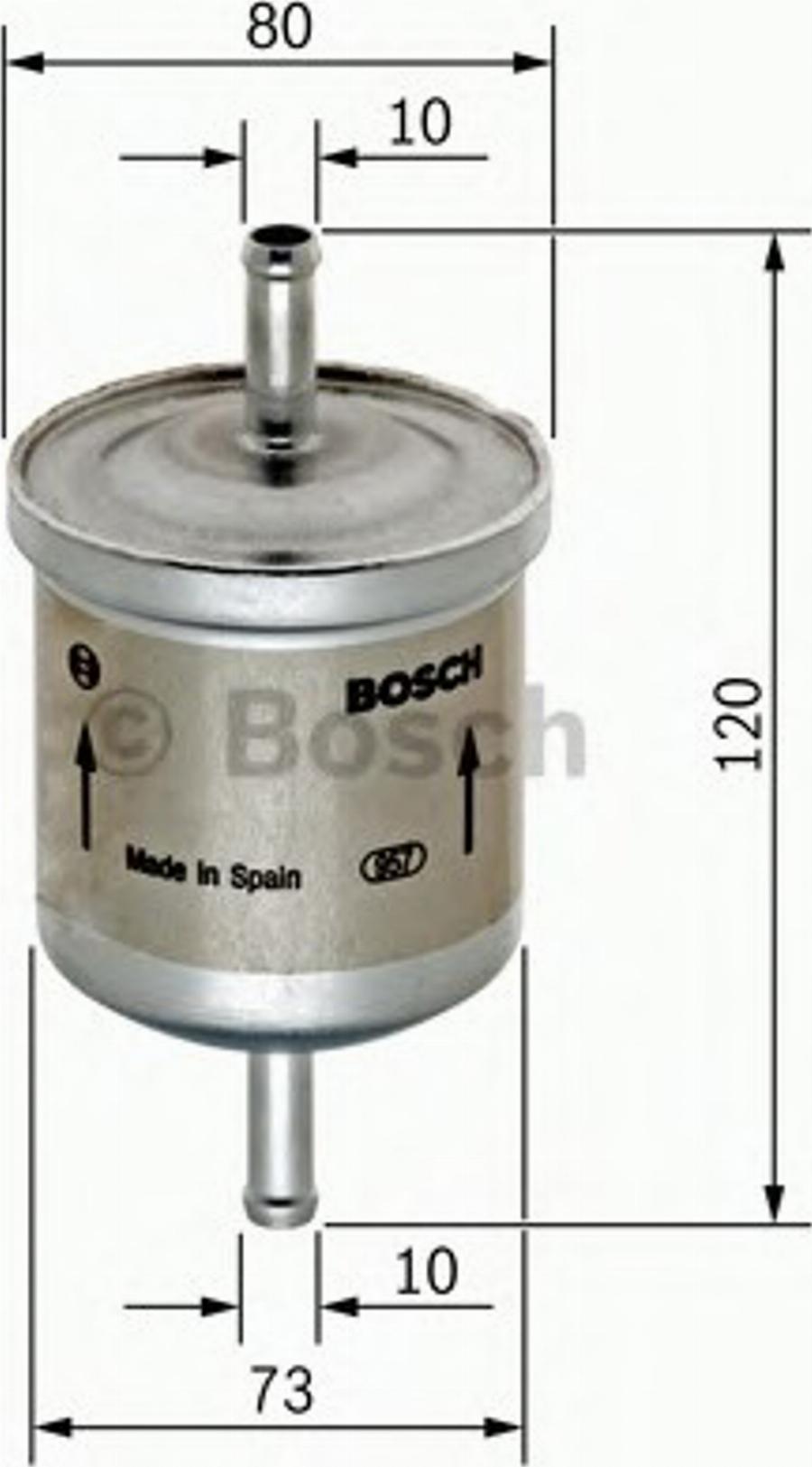 BOSCH 0 986 450 150 - Fuel filter autospares.lv