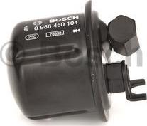 BOSCH 0 986 450 104 - Fuel filter autospares.lv