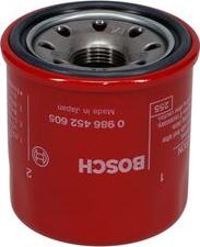 BOSCH 0 986 452 605 - Oil Filter autospares.lv