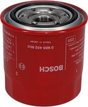 BOSCH 0 986 452 602 - Oil Filter autospares.lv