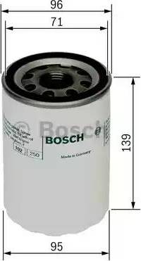 BOSCH 0 986 452 046 - Oil Filter autospares.lv