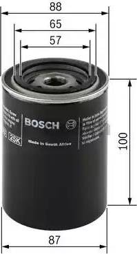 BOSCH 0 986 452 006 - Oil Filter autospares.lv