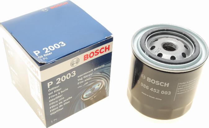 BOSCH 0 986 452 003 - Oil Filter autospares.lv