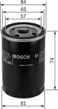 BOSCH P 3316 - Oil Filter autospares.lv