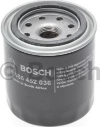 BOSCH 0 986 452 036 - Oil Filter autospares.lv