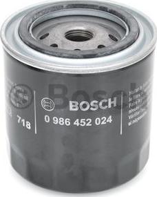BOSCH 0 986 452 024 - Oil Filter autospares.lv