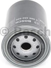 BOSCH 0 986 452 020 - Oil Filter autospares.lv