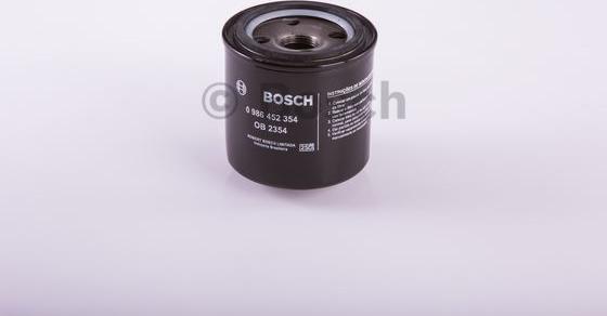 BOSCH 0 986 452 354 - Oil Filter autospares.lv