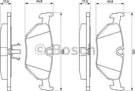 RIDER RD.3323.DB917 - Brake Pad Set, disc brake autospares.lv