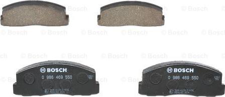 BOSCH 0 986 469 550 - Brake Pad Set, disc brake autospares.lv