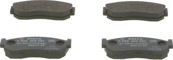 BOSCH 0 986 469 580 - Brake Pad Set, disc brake autospares.lv