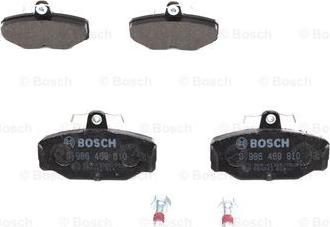 BOSCH 0 986 469 810 - Brake Pad Set, disc brake autospares.lv