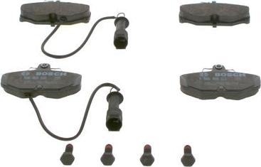 BOSCH 0 986 469 820 - Brake Pad Set, disc brake autospares.lv