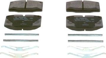 BOSCH 0 986 469 390 - Brake Pad Set, disc brake autospares.lv