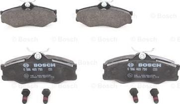 BOSCH 0 986 469 790 - Brake Pad Set, disc brake autospares.lv