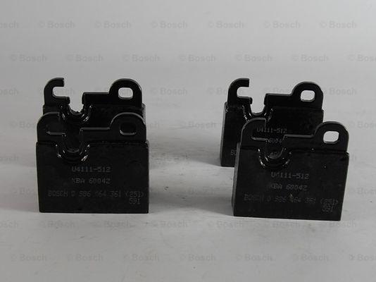 BOSCH 0 986 464 361 - Brake Pad Set, disc brake autospares.lv