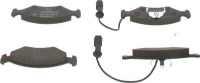 BOSCH 0 986 466 403 - Brake Pad Set, disc brake autospares.lv