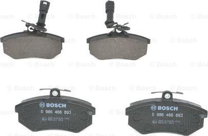 BOSCH 0 986 466 693 - Brake Pad Set, disc brake autospares.lv