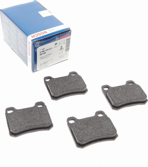 BOSCH 0 986 466 874 - Brake Pad Set, disc brake autospares.lv