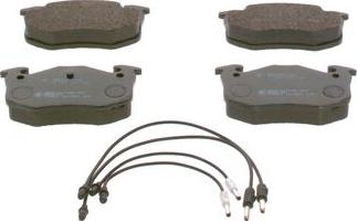 BOSCH 0 986 466 350 - Brake Pad Set, disc brake autospares.lv