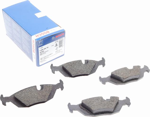 BOSCH 0 986 466 751 - Brake Pad Set, disc brake autospares.lv