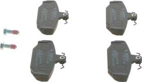 BOSCH 0 986 460 995 - Brake Pad Set, disc brake autospares.lv