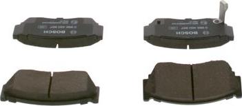 BOSCH 0 986 460 997 - Brake Pad Set, disc brake autospares.lv