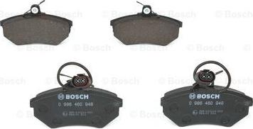 BOSCH 0 986 460 948 - Brake Pad Set, disc brake autospares.lv