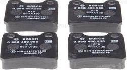 BOSCH 0 986 460 955 - Brake Pad Set, disc brake autospares.lv