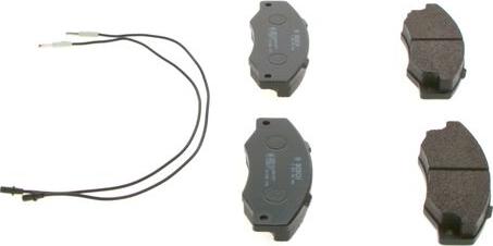 BOSCH 0 986 460 953 - Brake Pad Set, disc brake autospares.lv