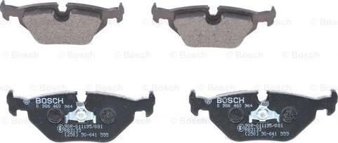 BOSCH 0 986 460 964 - Brake Pad Set, disc brake autospares.lv