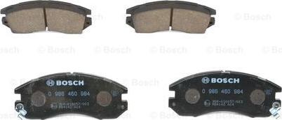 BOSCH 0 986 460 984 - Brake Pad Set, disc brake autospares.lv