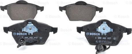 BOSCH 0 986 460 937 - Brake Pad Set, disc brake autospares.lv