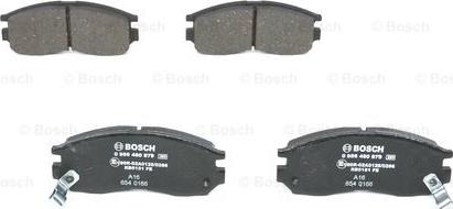 BOSCH 0 986 460 979 - Brake Pad Set, disc brake autospares.lv
