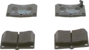 BOSCH 0 986 460 974 - Brake Pad Set, disc brake autospares.lv