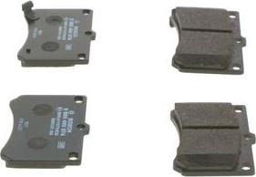 BOSCH 0 986 460 974 - Brake Pad Set, disc brake autospares.lv