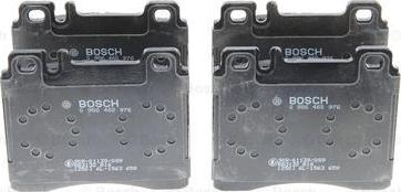 BOSCH 0 986 460 976 - Brake Pad Set, disc brake autospares.lv