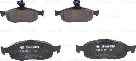 BOSCH 0 986 460 971 - Brake Pad Set, disc brake autospares.lv