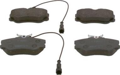 BOSCH 0 986 460 973 - Brake Pad Set, disc brake autospares.lv