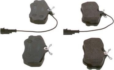 BOSCH 0 986 460 973 - Brake Pad Set, disc brake autospares.lv