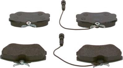 BOSCH 0 986 460 973 - Brake Pad Set, disc brake autospares.lv