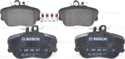 BOSCH 0 986 460 977 - Brake Pad Set, disc brake autospares.lv